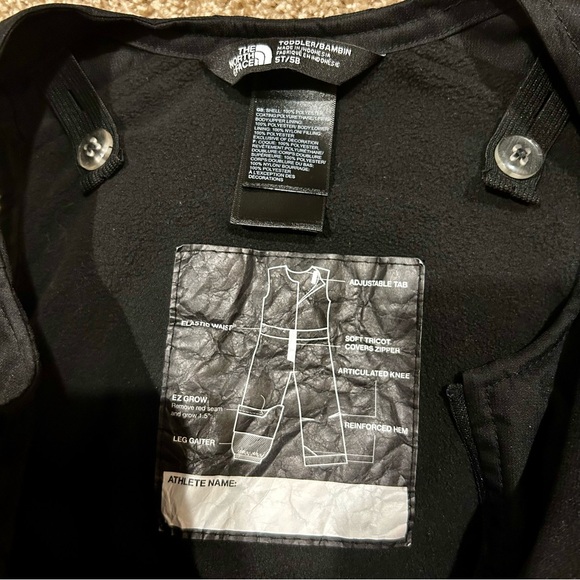 North Face Youth Freedom Snow Bibs 5T - Picture 6 of 9